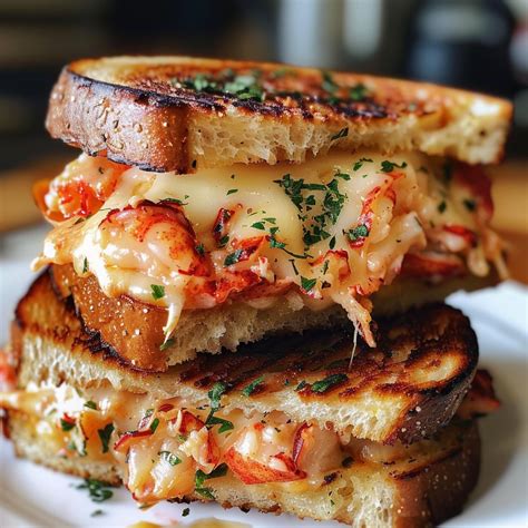 Home lobster and grill cheese